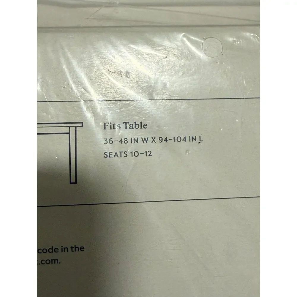 Threshold Rectangular Tablecloth 60 x 120 Beige- NEW in Package